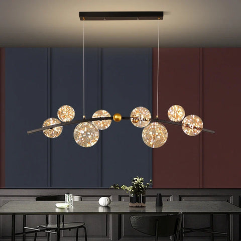 Multi-Head Pendant Light with Color Options