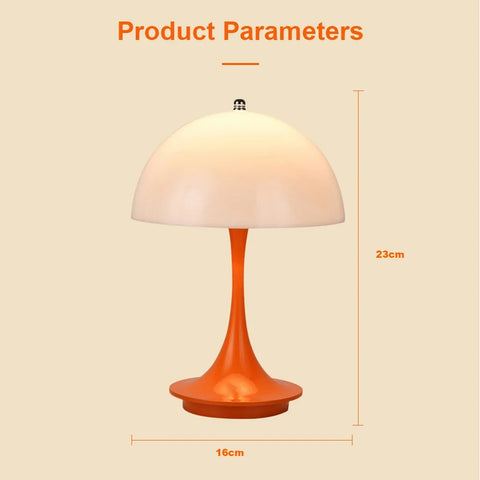 Mushroom LED Table Lamp with Wireless Charging