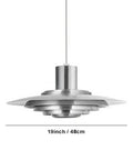 Metallic UFO Pendant Light for Kitchen Island — product view