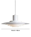 Metallic UFO Pendant Light for Kitchen Island — product view