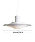 Metallic UFO Pendant Light for Kitchen Island — product view