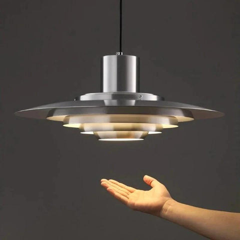 Metallic UFO Pendant Light for Kitchen Island — product view