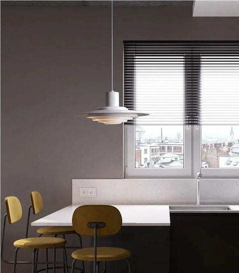 Metallic UFO Pendant Light for Kitchen Island — product view
