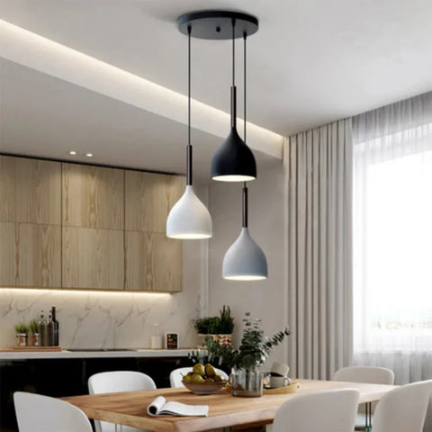 Scandinavian Resin Pendant Light