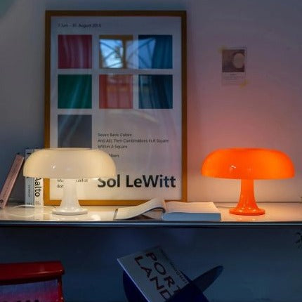 Scandinavian Mushroom Table Lamp for Bedside and Living Room Lighting