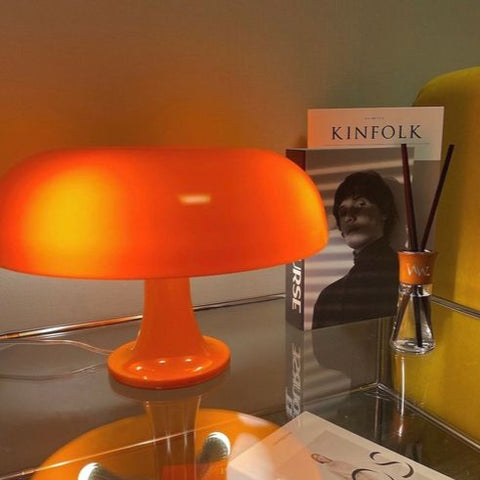 Scandinavian Mushroom Table Lamp for Bedside and Living Room Lighting