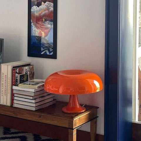 Scandinavian Mushroom Table Lamp for Bedside and Living Room Lighting