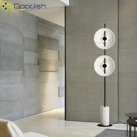 Fan-shaped Artistic Floor Lamp with Fan-shaped Shade