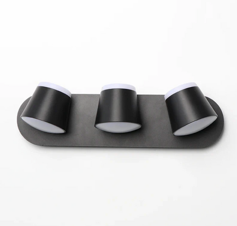 Wall Spotlight with Cylindrical Heads and LED Light Options