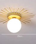 Nature-Inspired LED Flush-Mount Ceiling Light