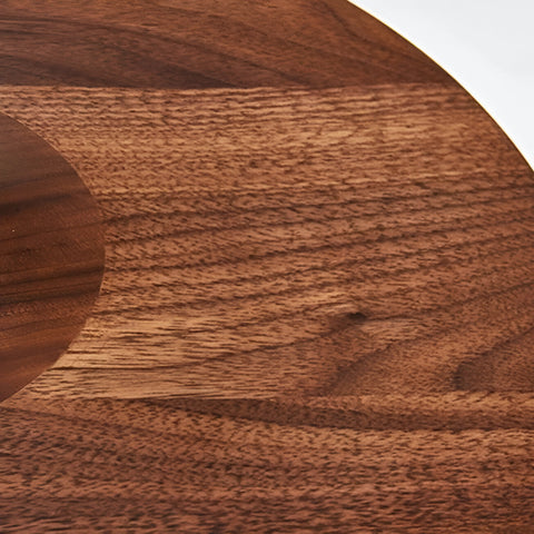 Pendant Light with Walnut-Finish Iron Shade