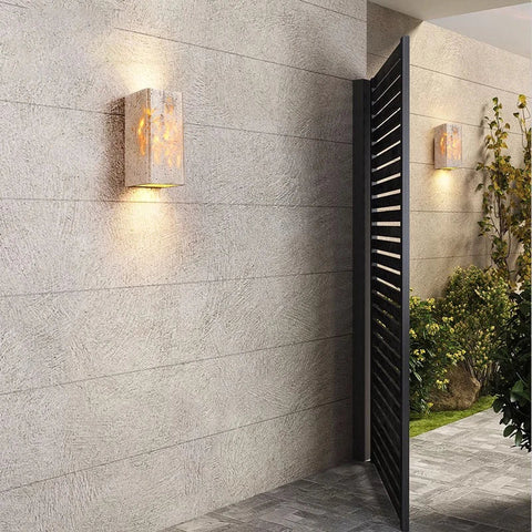 Travertine Stone LED Wall Light