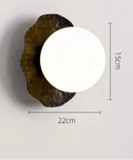 Nature-Inspired LED Flush-Mount Ceiling Light