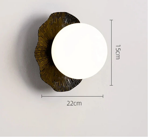 Nature-Inspired LED Flush-Mount Ceiling Light