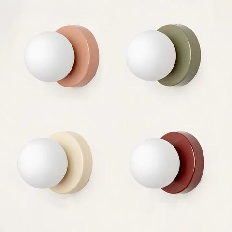 Scandinavian Glass Globe Wall Light for Modern Ambient Lighting