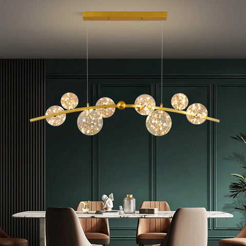 Multi-Head Pendant Light with Color Options