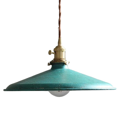 Pendant Light with Industrial Iron Shade