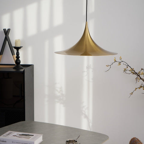 Sculptural Metal Pendant Light for Dining Room and Kitchen Lighting