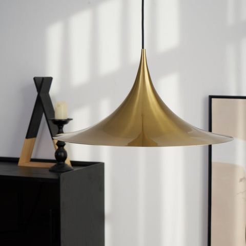 Sculptural Metal Pendant Light for Dining Room and Kitchen Lighting