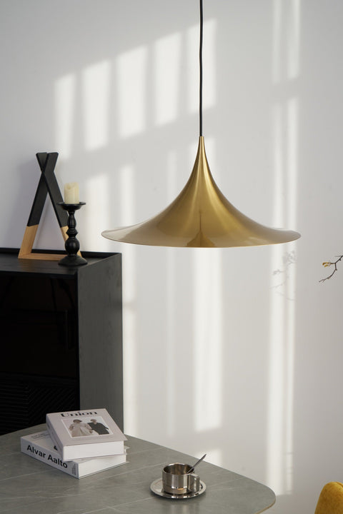 Sculptural Metal Pendant Light for Dining Room and Kitchen Lighting
