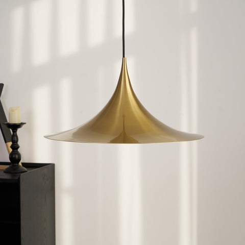 Sculptural Metal Pendant Light for Dining Room and Kitchen Lighting