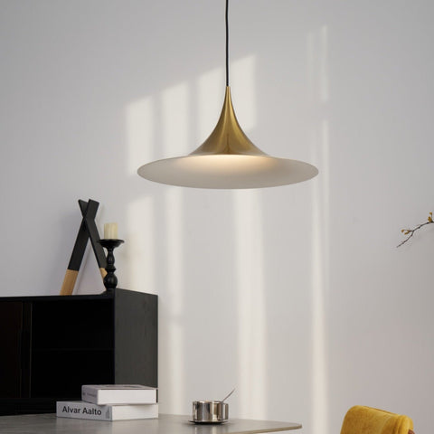 Sculptural Metal Pendant Light for Dining Room and Kitchen Lighting