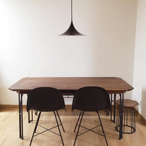 Sculptural Metal Pendant Light for Dining Room and Kitchen Lighting