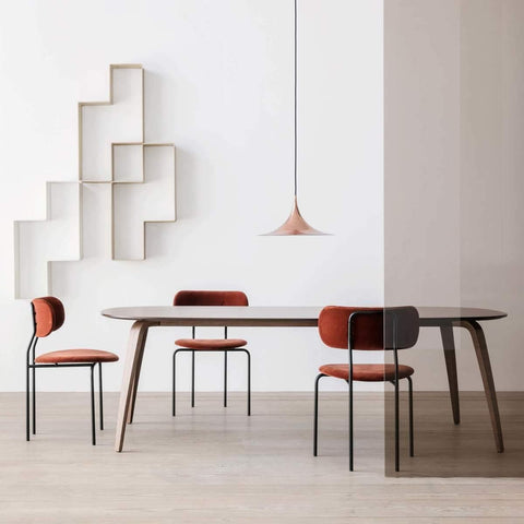 Sculptural Metal Pendant Light for Dining Room and Kitchen Lighting