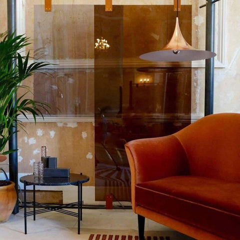 Sculptural Metal Pendant Light for Dining Room and Kitchen Lighting