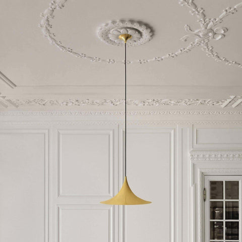 Sculptural Metal Pendant Light for Dining Room and Kitchen Lighting