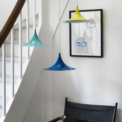 Sculptural Metal Pendant Light for Dining Room and Kitchen Lighting