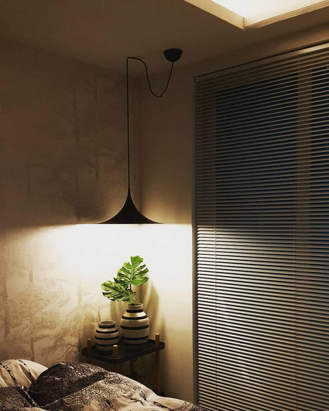 Sculptural Metal Pendant Light for Dining Room and Kitchen Lighting