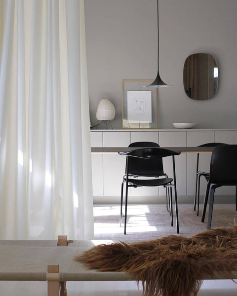 Sculptural Metal Pendant Light for Dining Room and Kitchen Lighting