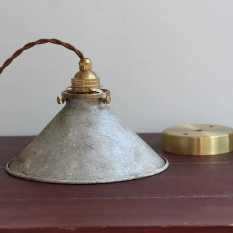 Pendant Light with Industrial Iron Shade