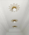 Nature-Inspired LED Flush-Mount Ceiling Light