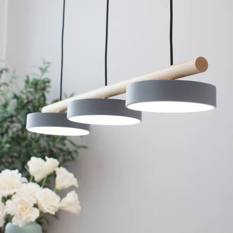 Wooden Bird LED Linear Pendant Light for Dining and Kitchen Lighting