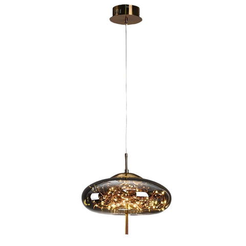 Pendant Light with Modern Glass Shade