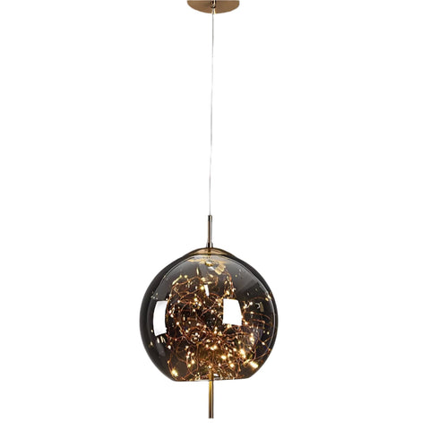 Pendant Light with Modern Glass Shade