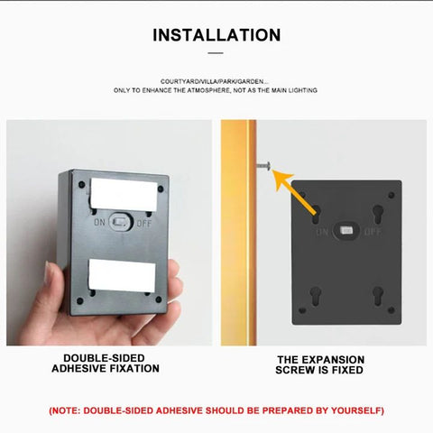 Solar Powered Outdoor Wall Light with Automatic Dusk Sensor and Double Beam Lighting