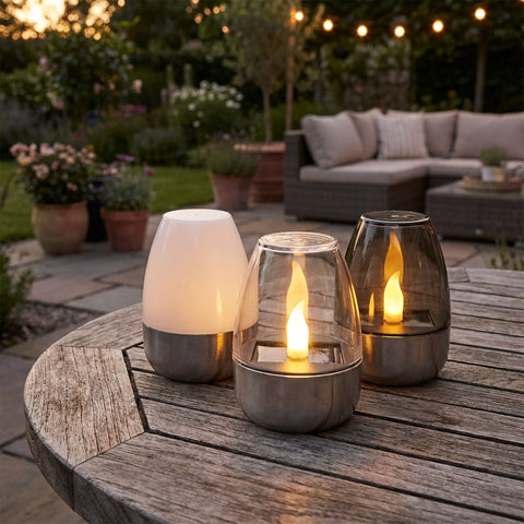 Solar Candle Garden Light with Warm Decorative Glow