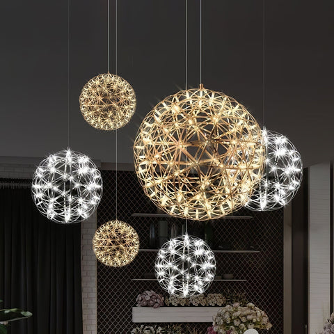 Modern LED Globe Pendant Light for Dining Rooms, Foyers, and Entryways
