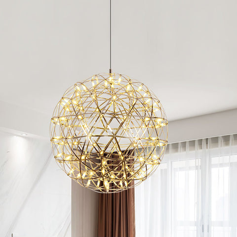 Modern LED Globe Pendant Light for Dining Rooms, Foyers, and Entryways