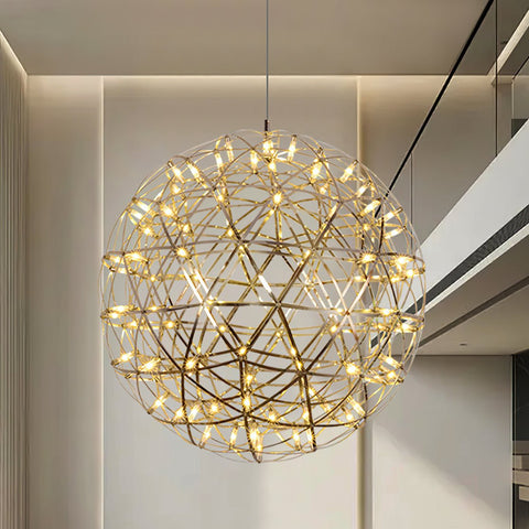 Modern LED Globe Pendant Light for Dining Rooms, Foyers, and Entryways