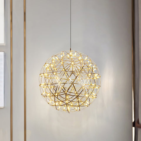Modern LED Globe Pendant Light for Dining Rooms, Foyers, and Entryways