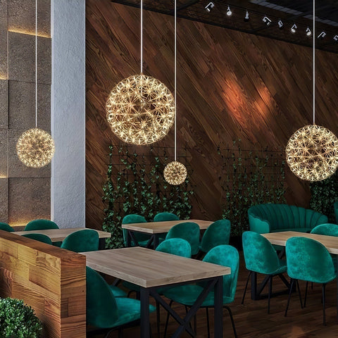 Modern LED Globe Pendant Light for Dining Rooms, Foyers, and Entryways
