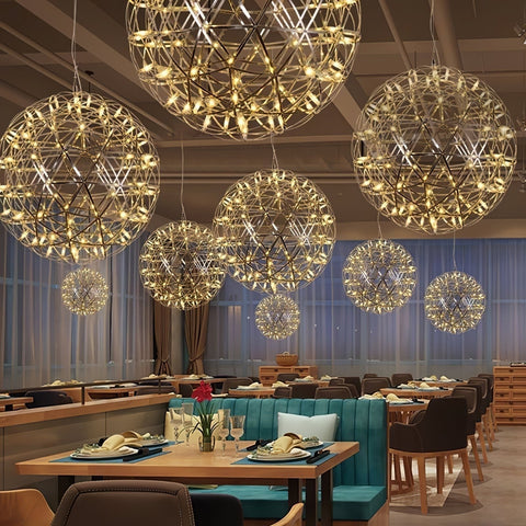 Modern LED Globe Pendant Light for Dining Rooms, Foyers, and Entryways