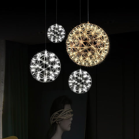 Modern LED Globe Pendant Light for Dining Rooms, Foyers, and Entryways