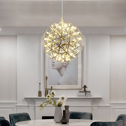 Modern LED Globe Pendant Light for Dining Rooms, Foyers, and Entryways
