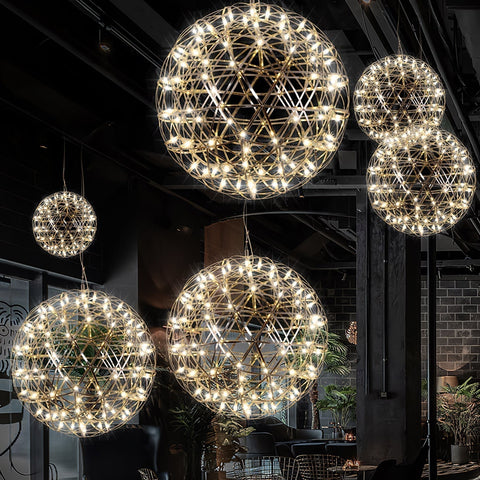 Modern LED Globe Pendant Light for Dining Rooms, Foyers, and Entryways