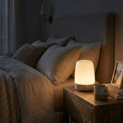 Sunrise Alarm Clock with Dimmable Light and Sound Options